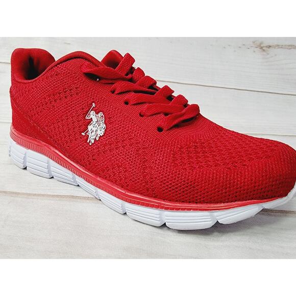 U.S. Polo Assn. Mesh Red Running Women's Shoe Size 6 - Picture 14 of 16